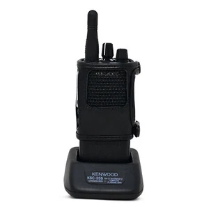 Kenwood NX1300 NEXEDGE Carry Belt Holder Case Turtleback Black Leather Duty Clip - Picture 1 of 6