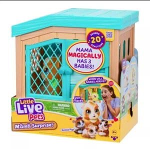 Little Live Pets Mama Surprise Interactive Mama Guinea Pig with 3 Babies NEW - Picture 1 of 8