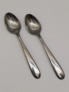Hampton Silversmiths HSV71 glänzend Teelöffel Edelstahl 18/10 Besteck: 2er Set - Bild 1 von 6
