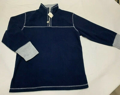 Blusa feminina de lã BILL BLASS SPORTS 1/4 com zíper década de 1990 tamanho M NOVA - Imagem 1 de 4