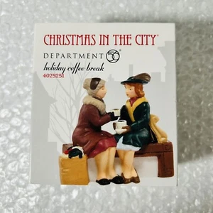 Dept 56 - HOLIDAY COFFEE BREAK #4025251 Figurine Christmas In The City - Picture 1 of 10