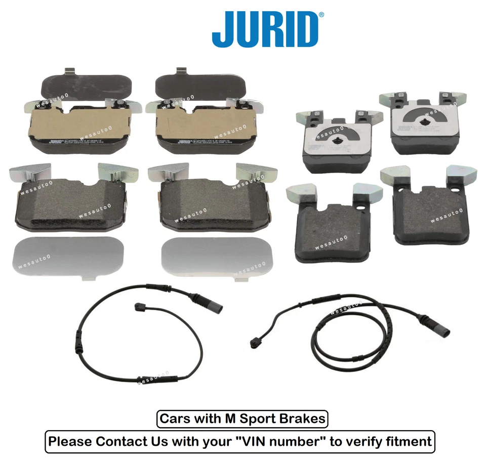 Juego de pastillas de freno delanteras y traseras OES + sensor para BMW 435i / xDrive / GC Foto 1 de 1