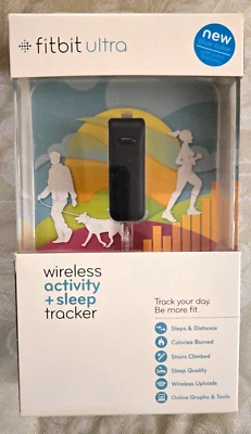 Fitbit Ultra FB102B Blue Wireless Activity + Sleep Tracker - Image 1 of 4
