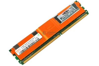 398705-051 HP DDR2 MEMORY 512MB 1RX8 PC2-5300F 667 MHz - Immagine 1 di 4