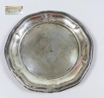 1 Sottopiatto Di Massiccio 835 Silber (da6111) - Immagine 1 di 3