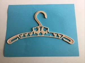 Vintage J. Spiegel Baby Clothes Hanger Plastic Chicken theme hanger USA made EUC - Picture 1 of 5