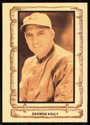 1982 Cramer Baseball Legends Series 3 George Kelly Cincinnati Reds #62 - Image 1 of 2