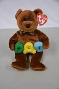 Ty Beanie Baby Dad Father's Day Beanie 2004 very ice - Picture 1 of 3