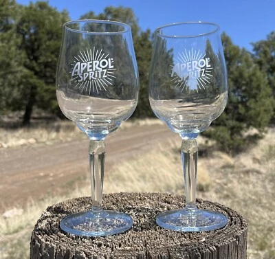 SIGNATURE Aperol Spritz Balloon Glassware (set Of 2). 18 ounce glasses New 2025 Edition