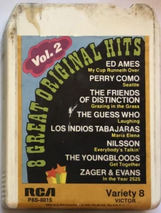 8-Track, Youngbloods, Nilsson, Como Vintage Great Original Hits, Vol 2 Cassette  - Bild 1 von 2