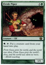 1x Elvish Piper NM, English MTG 8th Edition