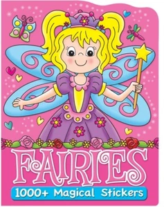 A4 Fairies Colouring Book - 1000+ Magical Stickers *FREE P&P* - Imagen 1 de 1
