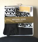 Michael Kors Women's Logo Knit Cuff Hat & Glove 2 Piece Gift Set - Black W White