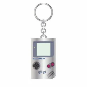 New Nintendo Gameboy Silver Metal Key Chain by Bioworld - Picture 1 of 2