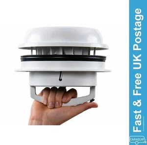 Ventilador de pared de techo Maxxair Maxxfan Dome Plus 12 V luz ventilación ventilador caravana - Imagen 1 de 5