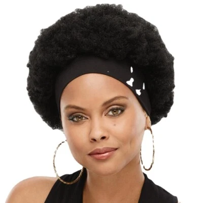 Pelucas de diadema corta afro peluca envolvente para la cabeza pelucas brasileñas de cabello humano para mujeres negras Foto 1 de 4