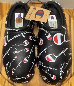 NWT MENS CHAMPION SUPER MELOSO WARPED SLIPPERS SIZE 8 NEVER WORN!!! - Picture 1 of 4