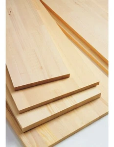 TAVOLA TAVOLE PANNELLO MENSOLA IN LEGNO DI ABETE LAMELLARE SPESSORE 18 MM - Foto 1 di 3