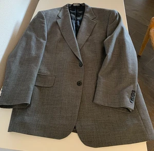 Vintage Lands' End 100% Wool Sport Coat Blazer Mens 44 Regular - Picture 1 of 9