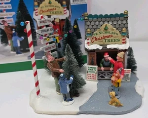 Lotto Albero di Natale LEMAX Village San Nicola Decorazione Accento Festività 2013 #33001 - Foto 1 di 12