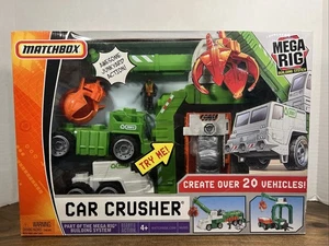 Rarität Matchbox Mega Rig Car Crusher 2008 Teil des Mega Rig Building Systems - Bild 1 von 17