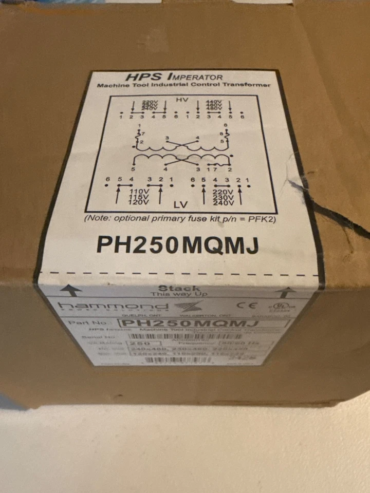 HPS ImperatorPH250MQMJ Industrial Transformer NEW - Image 1 of 1