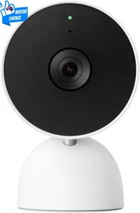Indoor Security Camera Wired Nest Cam 2nd Gen Fast Setup Smart Home White - Picture 1 of 6