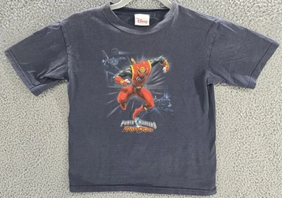 Camiseta Power Rangers Ninja Storm Juvenil Pequeña Disney Store Gráfica Años 2000 TV Foto 1 de 4
