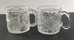 Juego de 2 vasos vintage McDonalds 1995 'Batman Forever' dos caras y acertijo - Imagen 1 de 7
