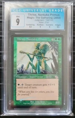 Mtg Thriss, Nantuko Primus. (CGC) 9 Judgment Rare Foil. [2002] - Image 1 of 2