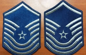 Paar US Air Force Senior Master Sergeant Patch Abzeichen groß - Bild 1 von 2
