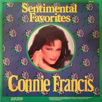 Connie Francis, Sentimental Favorites, (LP, Album, Comp), VG+, 3603256956 - Image 1 of 4