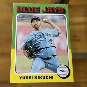Yusei Kikuchi 2024 Topps Heritage #433 Blue Jays Baseball Card  - Picture 1 of 2