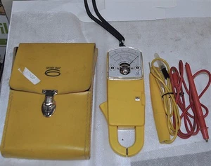SPERRY SNAP 6 CLAMP VOLT OHM AMMETER W/ PROBES & CASE SURPLUS GOOD - Picture 1 of 1