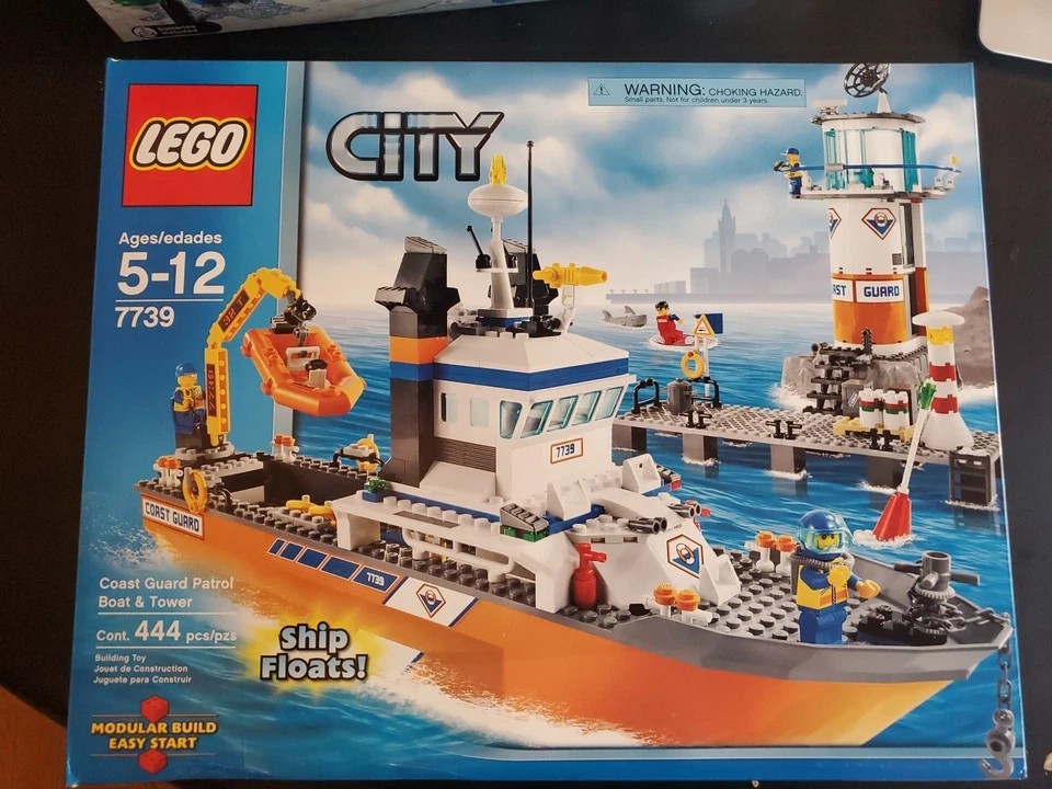 LEGO City: Coast Guard Patrol Boat & Tower 7739 - Nuevo en Caja Sellada *Retirado* Foto 1 de 4