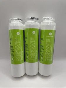 GE MSWF Refrigerator Water Filter New Sealed Genuine - 3 Pack - Picture 1 of 6