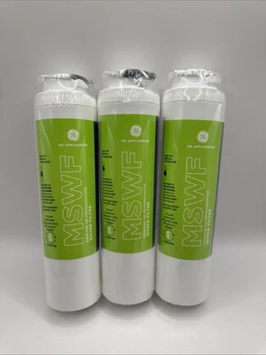 GE MSWF Refrigerator Water Filter New Sealed Genuine - 3 Pack - Image 1 of 4