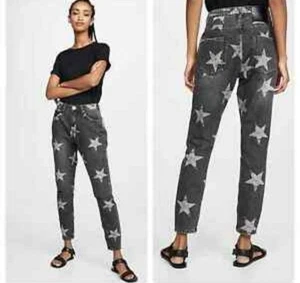 One Teaspoon Camden Star Freebirds Ankle Zip Black Slim Jeans Women’s 28 - Picture 1 of 10