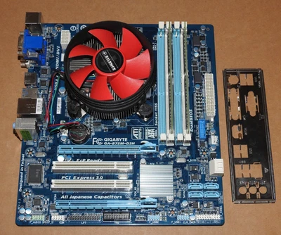 Pacchetto scheda madre Gigabyte GA-B75M-D3H 16 GB di RAM Intel Core i7-3770 - Immagine 1 di 2