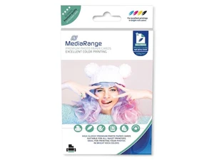 MediaRange 100 x 150mm karty papieru fotograficznego do drukarek atramentowych, wysoki połysk, - Zdjęcie 1 z 1