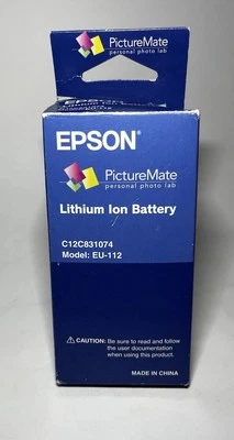 Batería recargable genuina Epson PictureMate C12C831074 laboratorio fotográfico personal NUEVA Foto 1 de 4