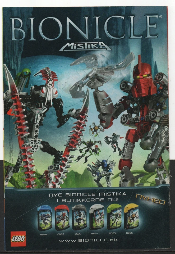 LEGO ADVERTISING INSERTS # 5-2539 # BIONICLE # 2008 # - Image 1 of 1