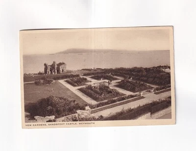5027) WEYMOUTH - New Gardens  Sandsfoot Castle OLD ! - Image 1 of 2