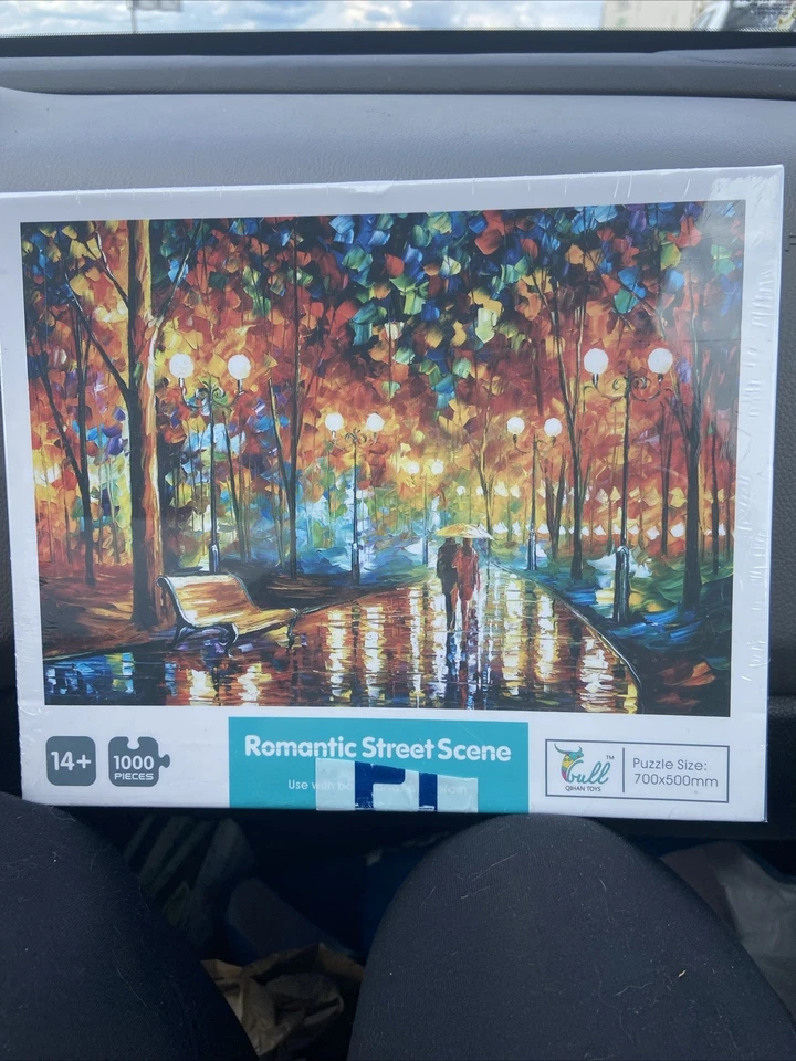 Bundle Of 2 Puzzles- Romantic Street Scene 1000 Piece, Animal House 500 Piece - Image 1 of 4