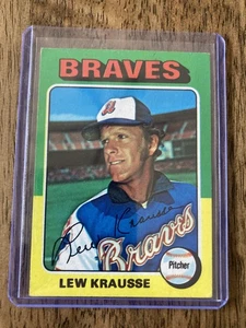 LEW KRAUSSE 1975 Topps Card!!  #603  ATLANTA BRAVES - Picture 1 of 1