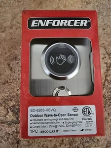 5X ENFORCER SD-9263-KSVQ Outdoor Wave-to-Open Sensor. New. Box Wear Only - Picture 1 of 2