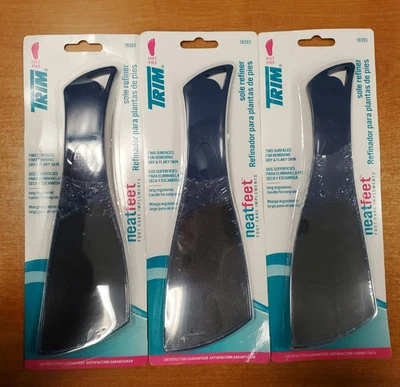 3 Pack: Trim Sole Refiner Double-Sided Pedicure Foot File NEW E8E - Image 1 of 2
