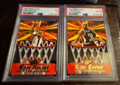 Press Pass Net Burners Kobe Bryant 1996 lote PSA 6 's novato RC HOF secuencial # Foto 1 de 4
