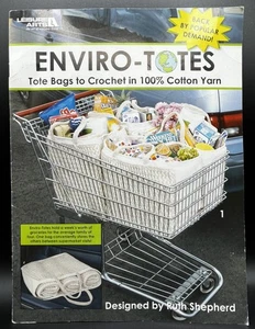 Bolsos de Mano Artes Ocio Enviro-Totes Patrón Crochet Folleto Ruth Shepherd 4804 - Imagen 1 de 4