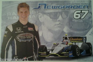 Nueva postal 2013 Josef Newgarden #67 Quaker Fisher Non NASCAR IZOD INDY CAR - Imagen 1 de 1